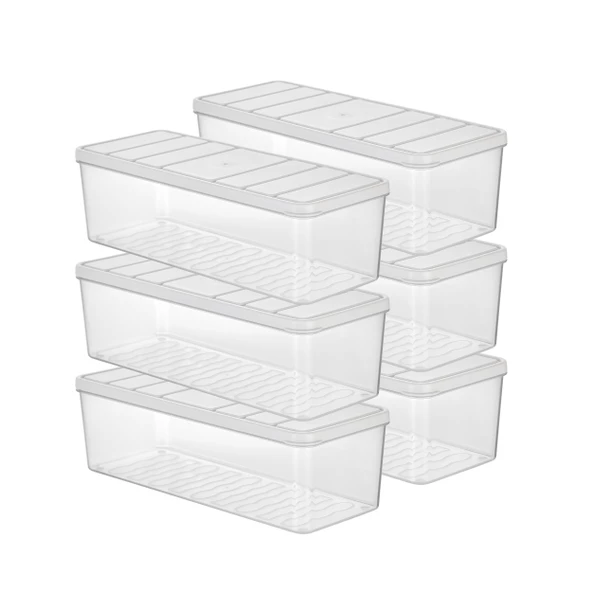 Selka Nora 6 Adet 2 Lt. Saklama Kabı - 2