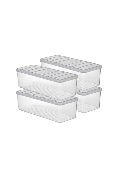 Selka Nora 4 Adet 2 Lt. Saklama Kabı - 10