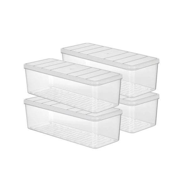 Selka Nora 4 Adet 2 Lt. Saklama Kabı - 8