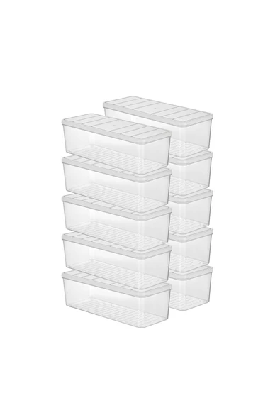 Selka Nora 10 Adet 2 Lt. Saklama Kabı - 5