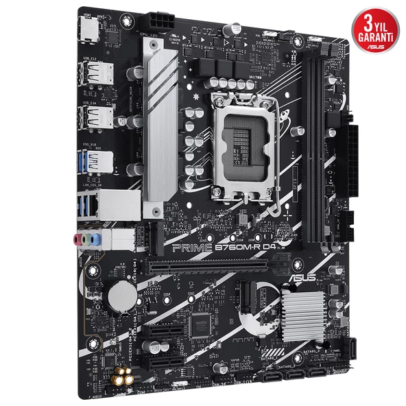 ASUS PRIME B760M-R D4 INTEL B760 SOKET 1700 DDR4 - 5
