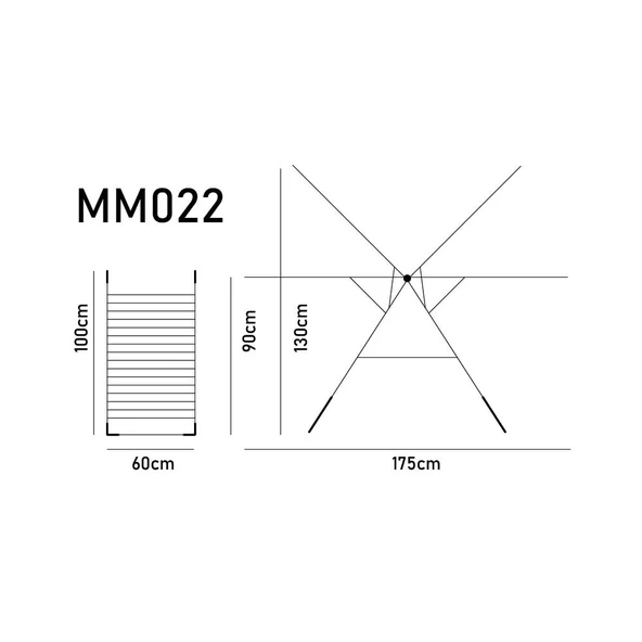 Harbinger MM022 Comfort Kalın Borulu Çamaşır Kurutma Askılığı - 3