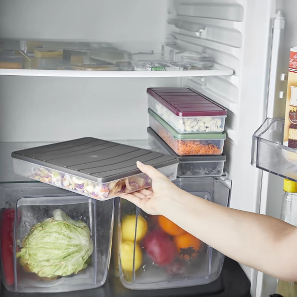 Selka Nora 4 Adet 1 Lt. Saklama Kabı - 3