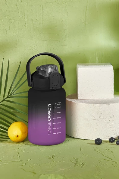 Selka Home - Briella 1000 ML Pipetli Motivasyon Matara - 8