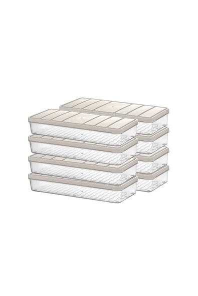 Selka Nora 8 Adet 1 Lt. Saklama Kabı - 11