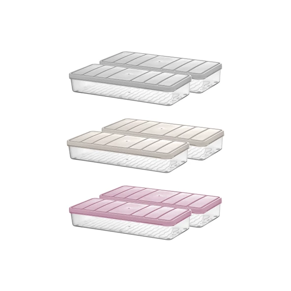 Selka Nora 8 Adet 1 Lt. Saklama Kabı - 5