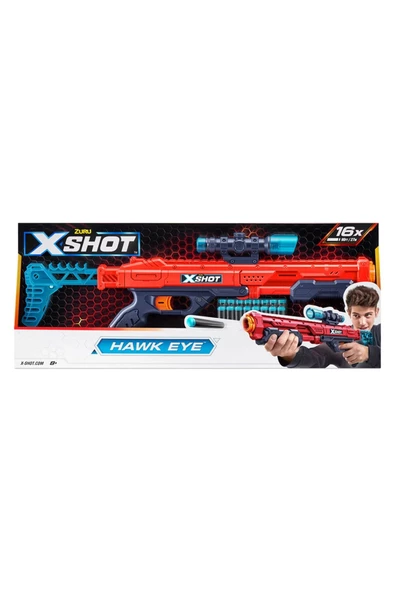 16 Dartlı X-Shot Hawk Eye ile Sınırsız Eğlence! - 5