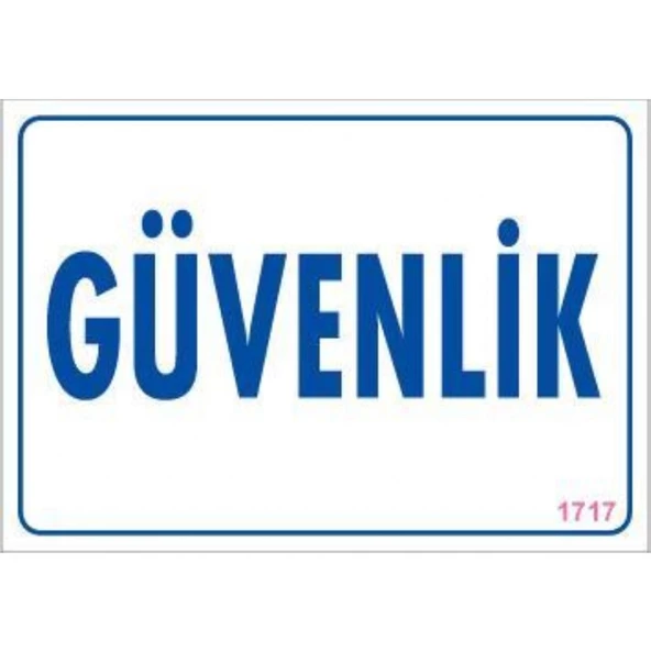 İKAZ LEVHASI DEPO GÜVENLİK 25*17