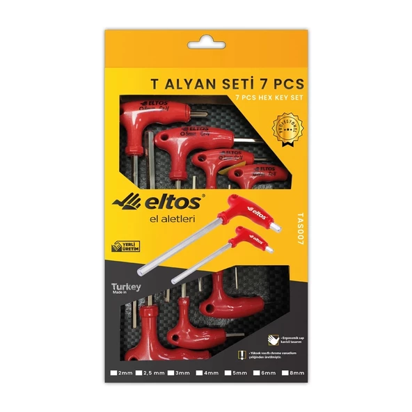 ELTOS T ALYAN SETİ 7 PCS.