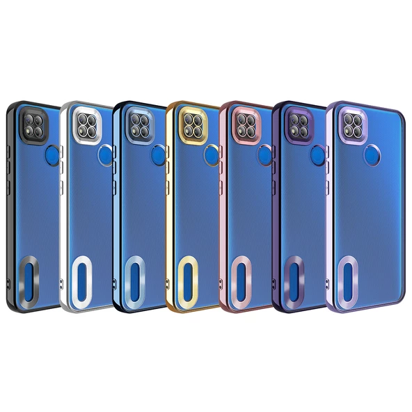 Xiaomi Redmi 9C Kılıf Kamera Korumalı Logo Gösteren  Omega Kapak Kılıf - 2