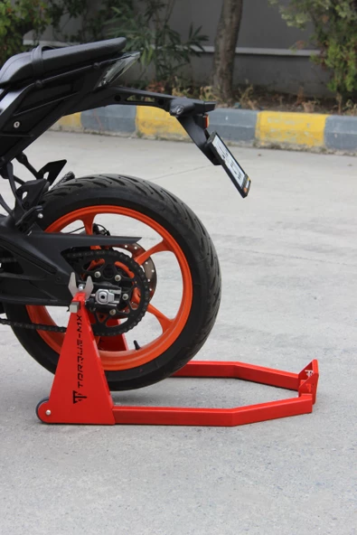 Torque-MX Motosiklet Arka Kaldırma Standı RS2 Kırmızı - 1