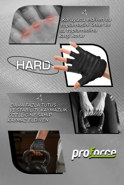 Proforce Fitness Body Eldiveni Hard XXL - 2