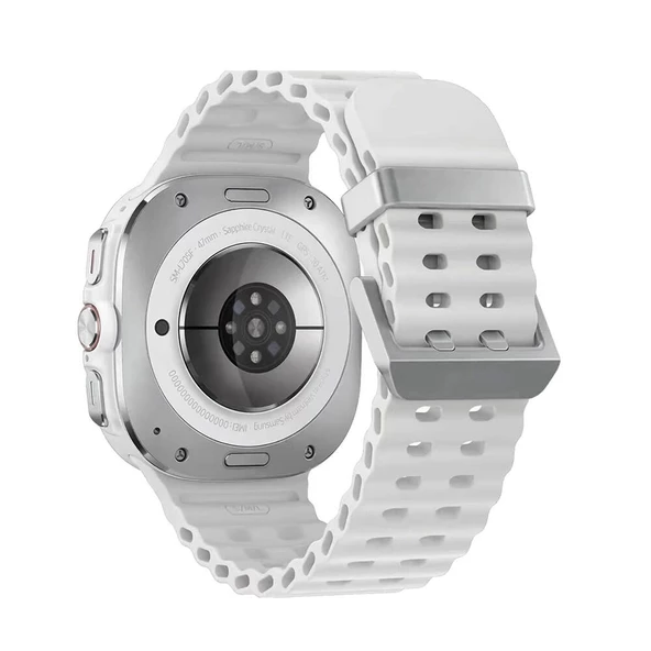 Galaxy Watch Ultra 47mm Redclick KRD-118 Tırtıklı Tasarım Silikon Kordon - Resim 4