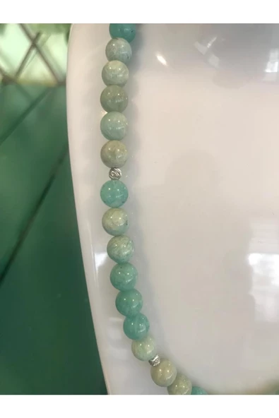 Amazonit Kolye - Resim 2