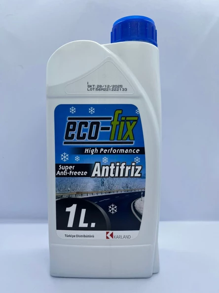 ECO-FIX ANTİFİRİZ MAVİ -56°C 1LT