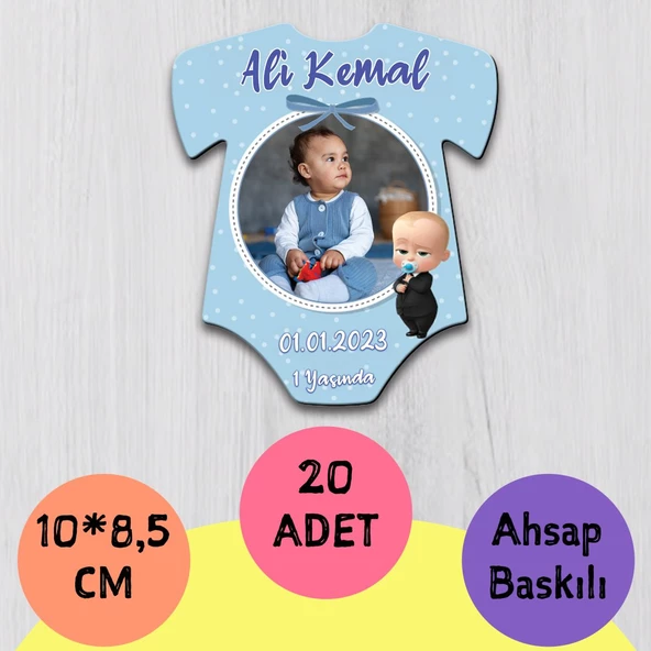 Zıbınlık Tasarımlı Magnet 20 Adet