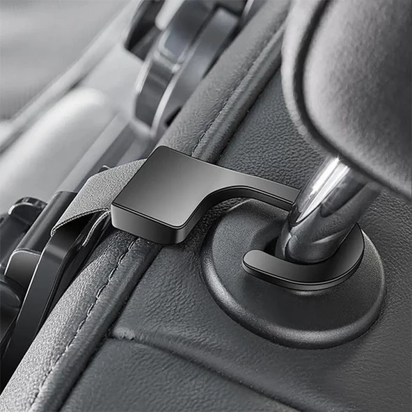 Polham 3in1 Çok Fonksiyonlu Araç Arkası İçin Askılı Telefon,Bardak,Çanta Tutucu,10KG Taşıma Kapasiteli - 4