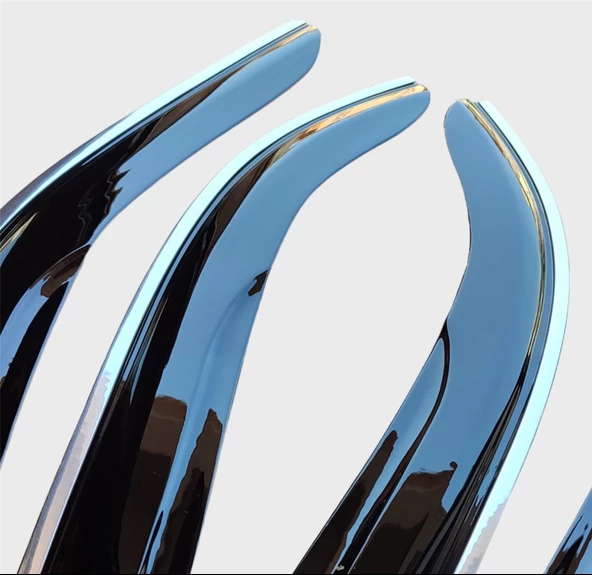 Hyundai Elantra Düz Kromlu Cam Rüzgarlığı 2017-2019 Arası - Resim 6