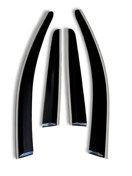 Honda Civic FB7 Düz Kromlu Cam Rüzgarlığı 2012-2016 Arası - Resim 5