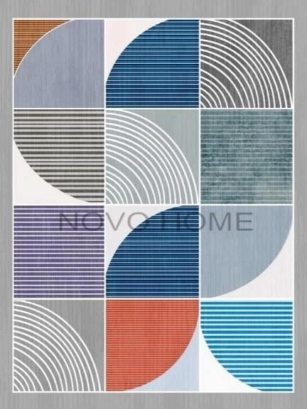 Novo Home Özel Ölçü Halı Yakut Koleksiyonu NVH0056 Mavi Mavi 200 x 290 cm