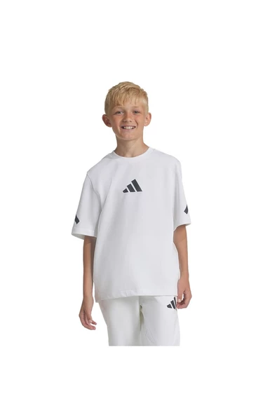 adidas J ZNE TEE Unisex Çocuk  T-Shirt JJ4144 - Resim 3