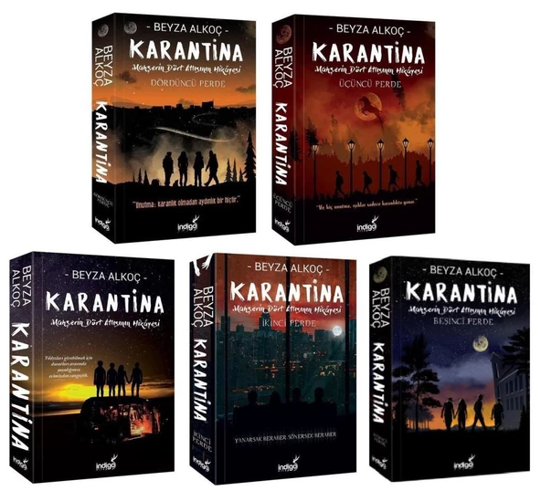 Karantina Serisi 5 Kitap Karton Kapak