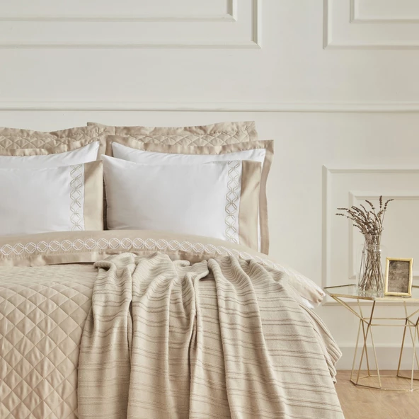 Karaca Home Bride Coll Nicole 10 Parça Çeyiz Seti Bej - 2