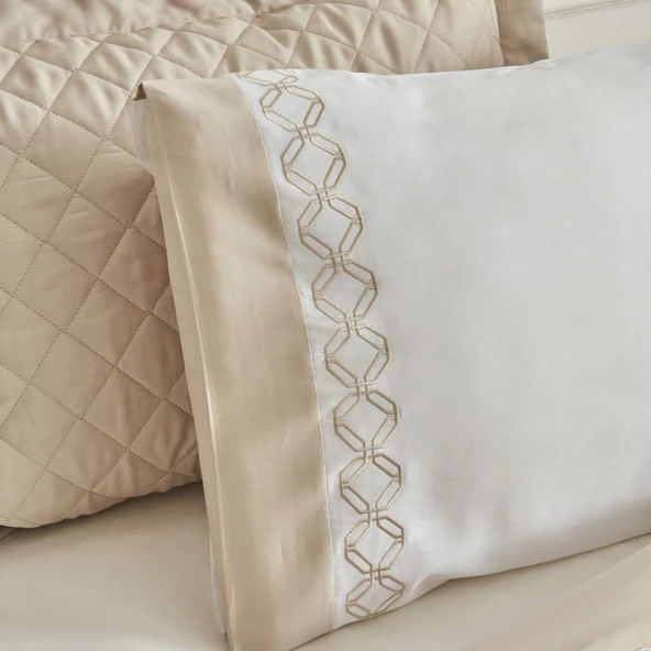 Karaca Home Bride Coll Nicole 10 Parça Çeyiz Seti Bej - 11