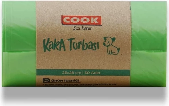 COOK Evcil Hayvan Kaka Torbası (10'lu)