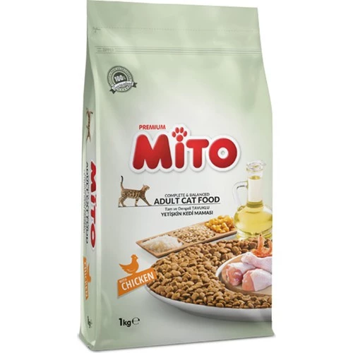 Mito Adult Cat Tavuklu Yetişkin Kedi Maması 1 kg