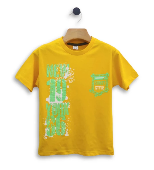 Triliya - Erkek Çocuk Tişört ve Eşofman Altı Takımı Cepli Lüks Ekonomik 3-11 Yaş - 8