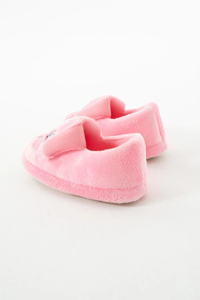 Albishoes Kız Çocuk Panduf Ev Patiği Pamuk Astarlı Tavşan Figür Ev Kreş Ayakkabısı Sevimli Tavşan - 4