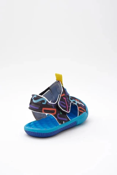 DUDİNO QUEEN BURNU KAPALI UNİSEX TEKSTİL COCUK SANDALET - 5