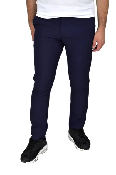 Erkek Jogger Silim Fit Kumaş Pantolon 863 BGL-ST03855 - Resim 3