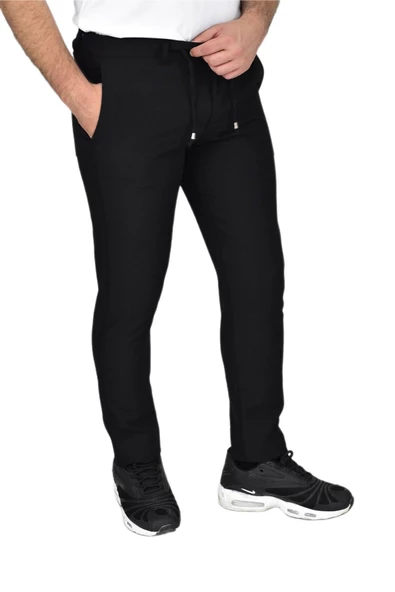 Erkek Jogger Silim Fit Kumaş Pantolon 863 BGL-ST03855 - Resim 4