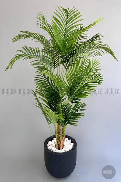 BİÇİÇEK Yapay Areka Palmiyesi 220 cm lux dış mekan saksıda - 6