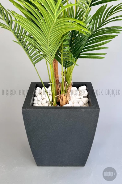 BİÇİÇEK Yapay Areka Palmiyesi 220 cm lux dış mekan saksıda - 10