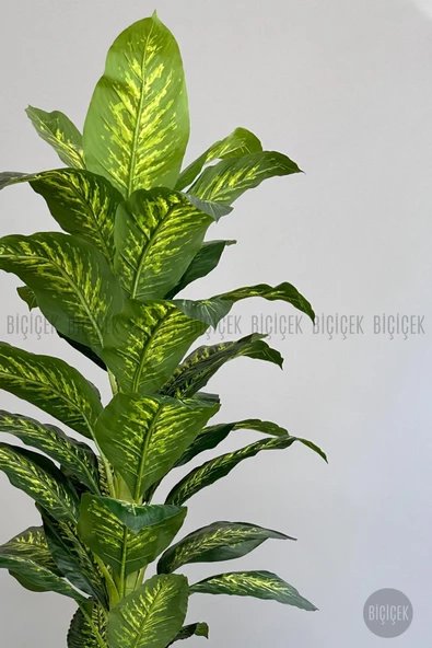 Yapay Difenbahya Ağacı 190 cm lux dış mekan saksıda - 5