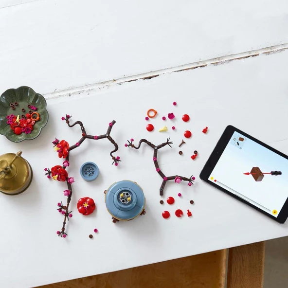 LEGO Icons 10369 Erik Çiçeği - Yetişkinler Için Bakım Gerektirmeyen Dekoratif Bitki Yapım Seti (327 Parça) - 6