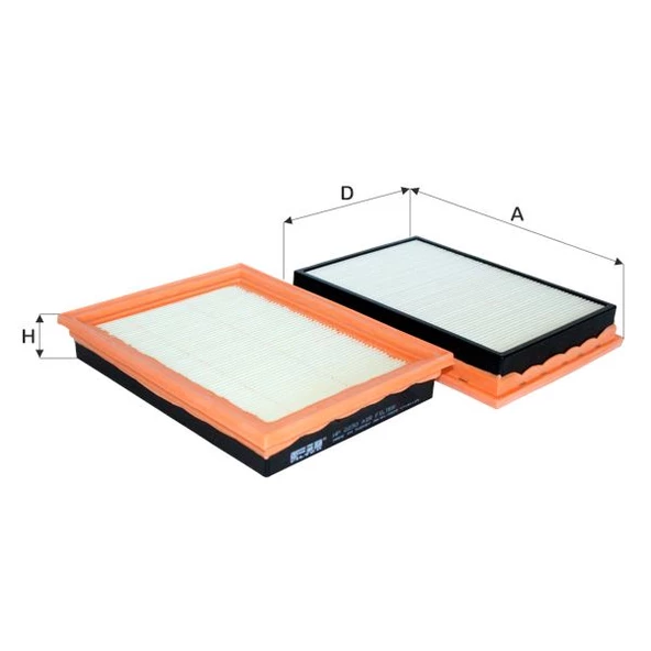 Fil Filtre HAVA FILTRESI FIESTA V 01>08 FUSION 01>12 1.25 1 6V / 1.4 16V / 1.6 16V MAZDA II 03> ürün görseli 1