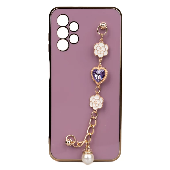 Samsung Galaxy A13 4G Kılıf El Tutamaçlı Kamera Korumalı Taka Silikon Kapak - Resim 7