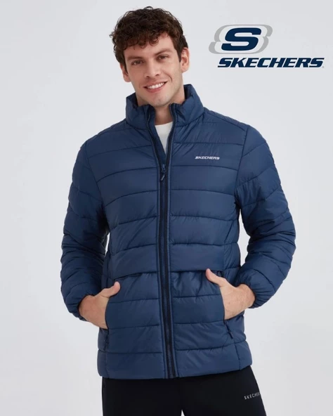 Skechers M Outerwear Padded Jacket Mont S231242 Erkek Günlük Mont - 7
