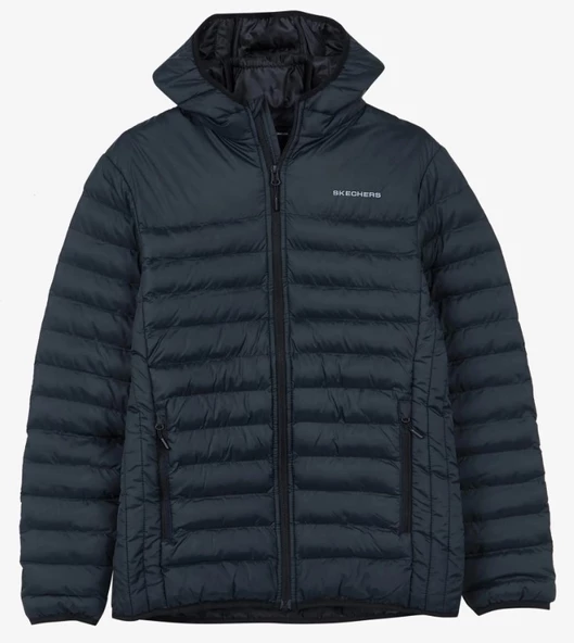 Skechers M Essential Hooded Jacket Mont S202063 Erkek Günlük Mont - 6