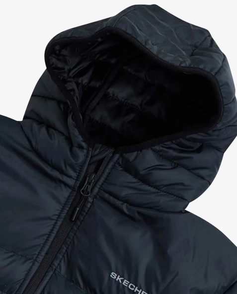 Skechers M Essential Hooded Jacket Mont S202063 Erkek Günlük Mont - 7