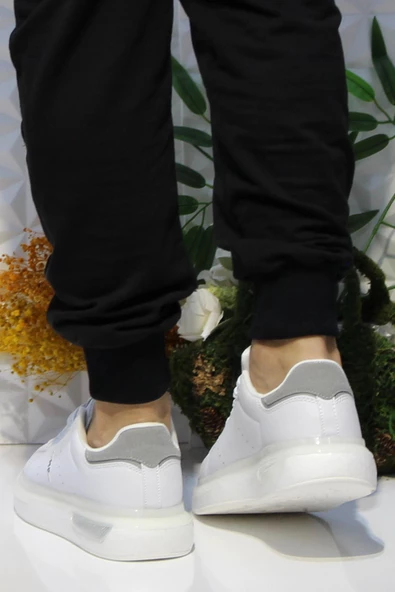 M.P 242 1875 Beyaz Rahat Hafif Orijinal Ürün Erkek Spor Ayakkabı - 4