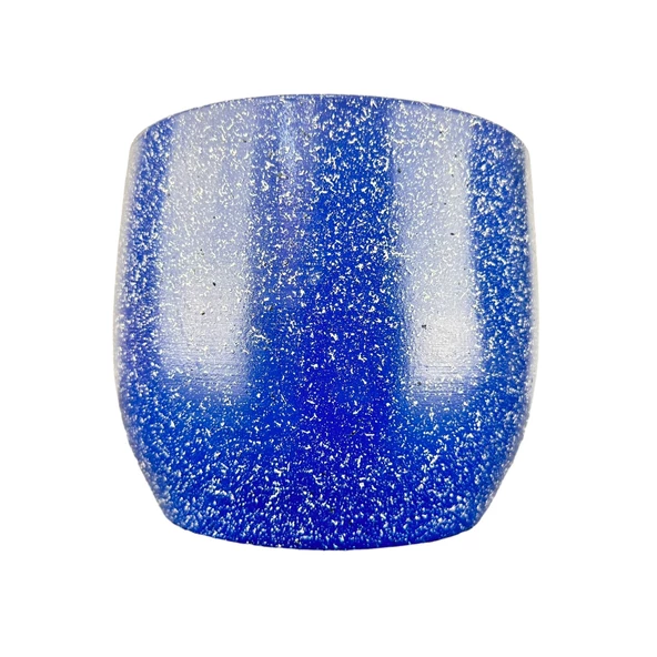 Bitki Tasarımı Lacivert Granit Toprak Saksı Saksılık Salon Çiçeklik - 19 CM - 3