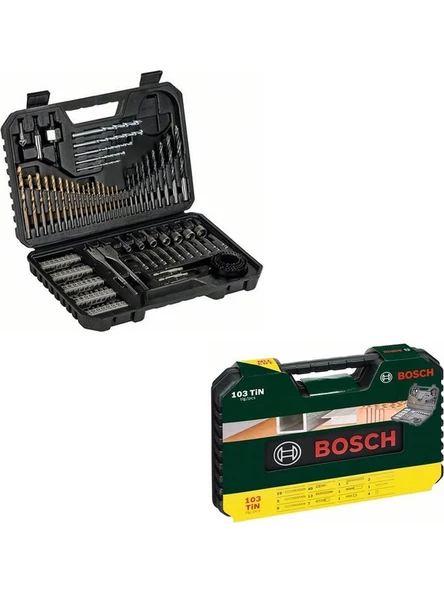 Bosch V Line 103 Parça Matkap Delme Ve Vidalama Seti 2607017367 - 2