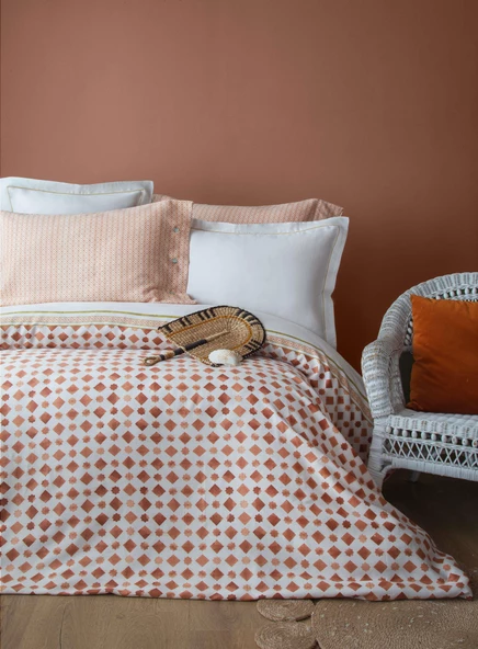 KING SIZE TENCEL NEVRESİM TAKIMI TERRA TERRACOTA - NEVRESIM