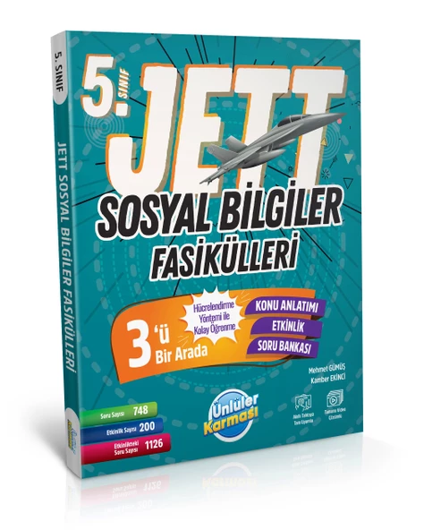 Ünlüler Karması 5. Sınıf Jett Sosyal Bilgiler Fasikülleri Soru Bankası
