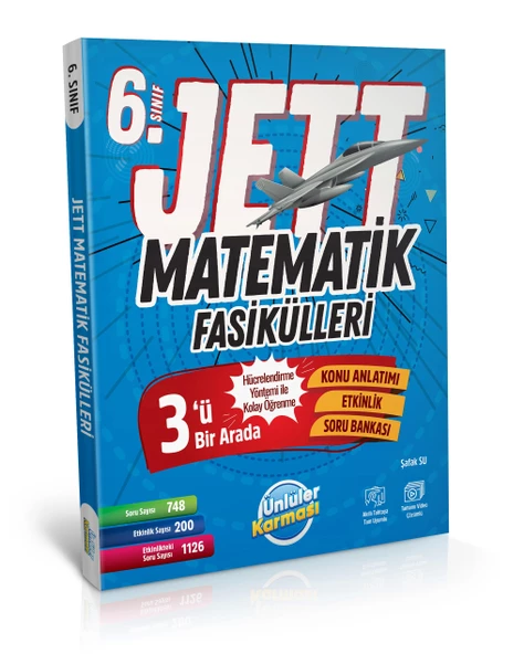 Ünlüler Karması 6. Sınıf Jett Matematik Fasikülleri Yeni